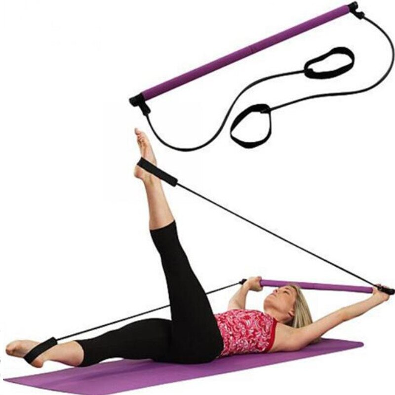 1 St Yoga Elastic Resistance Band, Fitness Stretching Rep, Lämplig