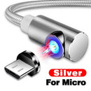 INIU 2m Magnetic Cable Micro USB Type C Adapter Charger Fast Charging For iPhone XS Max Samsung Charge Magnet Android Phone Cord - iBay Direct