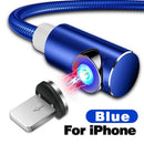 INIU 2m Magnetic Cable Micro USB Type C Adapter Charger Fast Charging For iPhone XS Max Samsung Charge Magnet Android Phone Cord - iBay Direct