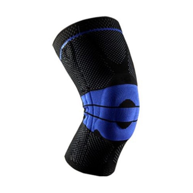 Silicone Spring Knee Brace Sport Support Strong Meniscus Protection Compression Lnee Pads - iBay Direct