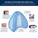 Leg Cushion 2019top Legacy Leg Cushion for Back, Hips, Legs & Knee Support Wedge G90531 - iBay Direct