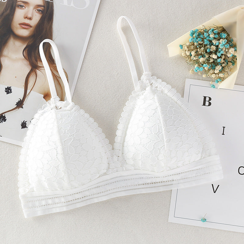 Sexy Deep V Lace Bra Wireless - iBay Direct