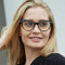 Sexy Cat Eye Ladies Khaki Square Glasses - iBay Direct