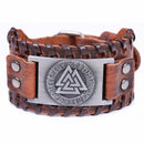 Metal Engraved Scandinavian Viking Nordic Runes Bracelet Men - iBay Direct