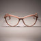 Sexy Cat Eye Ladies Khaki Square Glasses - iBay Direct