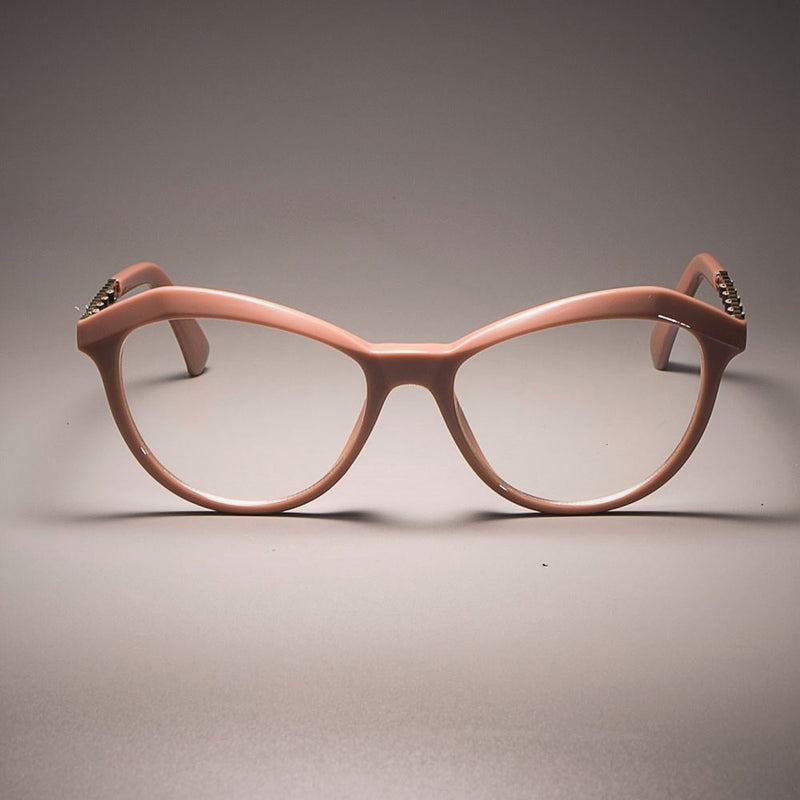 Sexy Cat Eye Ladies Khaki Square Glasses - iBay Direct