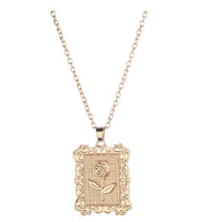 Framed Rose Necklace - iBay Direct