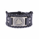 Metal Engraved Scandinavian Viking Nordic Runes Bracelet Men - iBay Direct