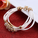 Free Shipping Fashion Multilayer Charm Bracelet Exaggerated Gold Chain Bracelet Femme High Quality Of Handwoven Rope Jewelry - iBay Direct