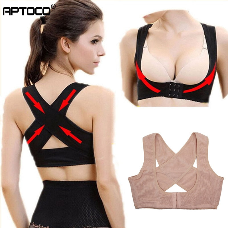 Lady Chest Posture Corrector Support Belt Body Shaper Corset Shoulder Brace for Health Care 5 Size - iBay Direct