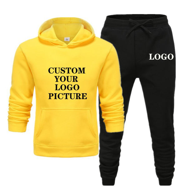 New Brand Men Tracksuit Autumn Winter Jogging Sportswear Fahion Printed Hoodies Pants Set Customized Your Logo picture - iBay Direct