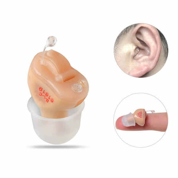 Mini invisible CIC Hearing Aid Digital Hearing Aids For The Elder With A10 Battery Free DropShip In The Ear Sound Amplifier - iBay Direct