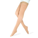 Thigh High Compression Stockings, Opaque, Firm Support 30-40 mmHg With Silicone Band, Treatment Swelling, Varicose Veins, Edema - iBay Direct