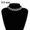 Punk Miami Cuban Choker Necklace Collar Statement Hip Hop Big Chunky Aluminum Gold Color Thick Chain Necklace Women Jewelry - iBay Direct