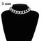 Punk Miami Cuban Choker Necklace Collar Statement Hip Hop Big Chunky Aluminum Gold Color Thick Chain Necklace Women Jewelry - iBay Direct