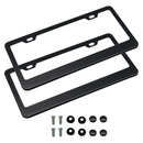 Fashion Wear-resistant High-quality Durable Stainless Steel Metal License Plate Frame. - iBay Direct