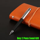 Luxury Brand Metal Ballpoint Pen Business Men PU Leather Smooth Writing Signature Pen Buy 2 Pens Send Gift - iBay Direct