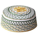 Golden Blue Topi  Kippah Islam Prayer Caps. - iBay Direct