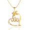 SONYA Arabic Women Gold-color Muslim Islamic God Allah Charm Pendant Necklace Jewelry. - iBay Direct