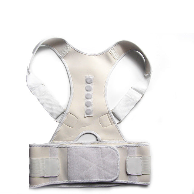 Adjustable Magnetic Posture Corrector Corset Back Brace Back Belt Lumbar Support Straight Corrector De Espalda - iBay Direct
