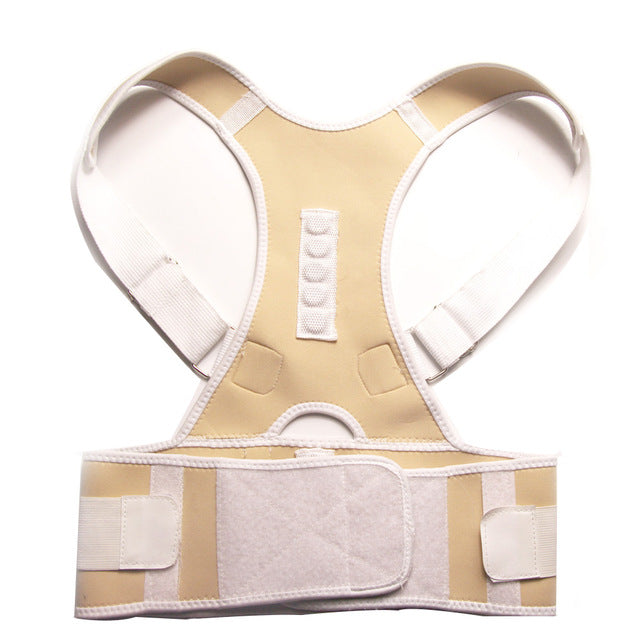 Adjustable Magnetic Posture Corrector Corset Back Brace Back Belt Lumbar Support Straight Corrector De Espalda - iBay Direct